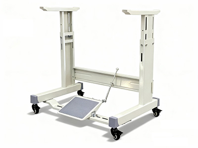 Key Product Advantages

Comprehensive Model Range: Dozens of stand models, fully compatible with major brands like JACK, JUKI, SIRUBA, ZOJE, and PEGASUS. Includes various structures such as I-Type Double Column Stands, I-Type Stands, Z-Type Stands, Crank Arm Stands, 1190 Model Stands, Manual Lifting Stands, Special Purpose Stands, and Fixed Stands to meet diverse workspace needs.



Robust & Durable: Constructed from high-strength steel with various thicknesses (1.3MM, 1.50MM, 1.70MM), ensuring structural stability, pressure resistance, and long-lasting performance.



Aesthetic Surface Finish: Standard gray and white finishes feature even spray painting and scratch resistance, maintaining a clean and professional workspace.